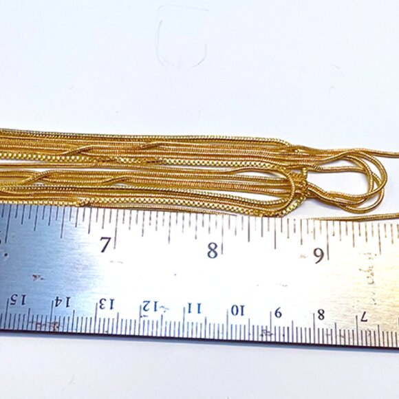 Lot of 11 Gold-Filled Chains—16" To 20"—Spring Ring And Lobster Clasps - NWOT - Picture 6 of 6